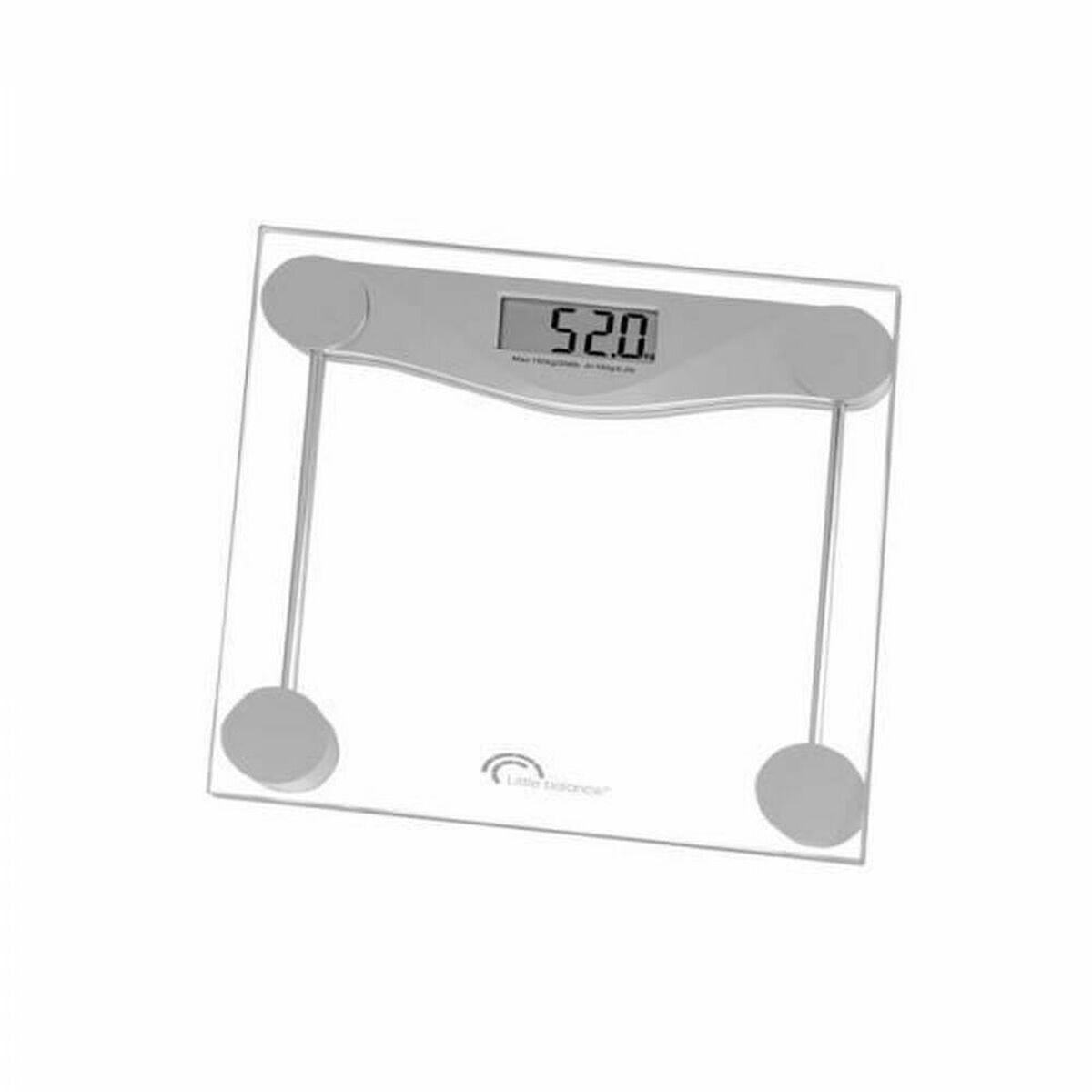 Little Balance Digitale Personenweegschaal Little Balance Sb2 Transparant Gehard Glas 160 Kg